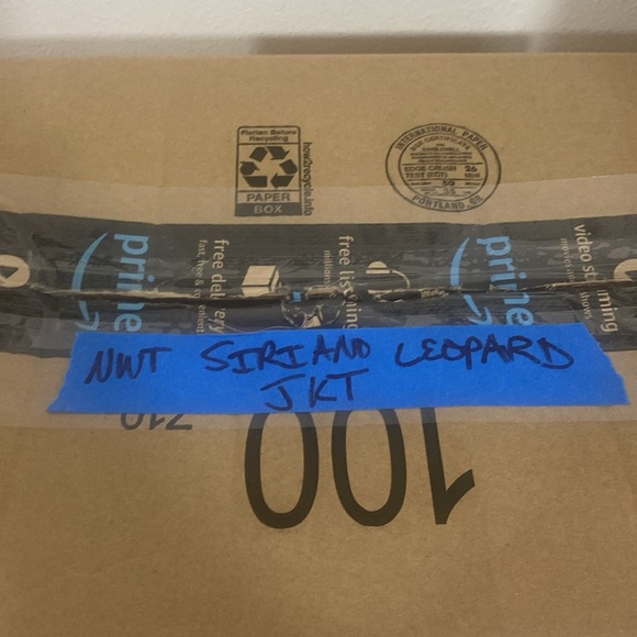 NWT Christian Siriano Sweater Coat Leopard Print Knit Brown Black 2x - Picture 8 of 8